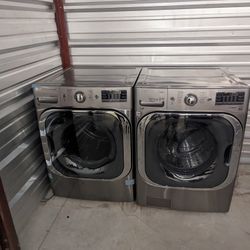 Lg Front Loader Washer And Dryer Set 