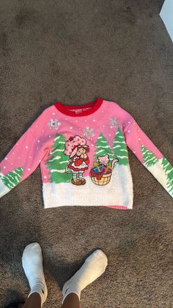 Strawberry shortcake, ugly sweater