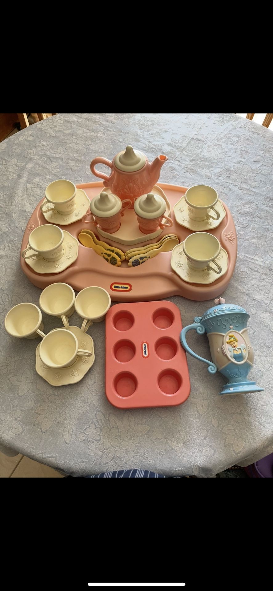 Vintage Little Tikes Victorian Tea Set