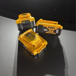 Dewalt 5 ah brand new EACH 30$