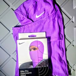 Nike Pro Hyperwarm Hood Therma Fit Unisex Lavender Ski Mask Winter Masks • NIB
