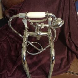 Clawfoot Tub Faucet with Handshower.