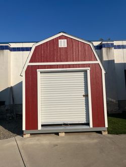 Tuff Shed with a roll up door? Yeah we can do that!