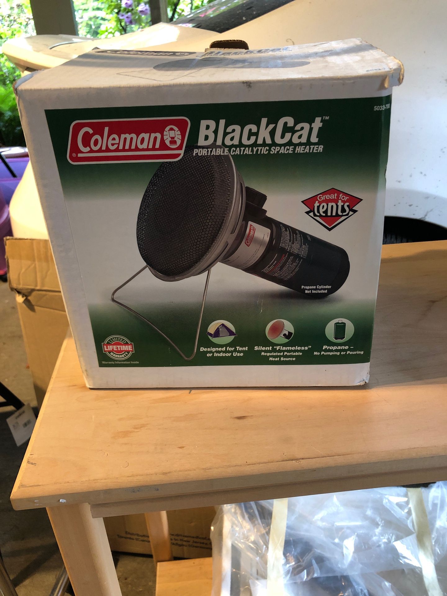 Coleman portable heater (camping)