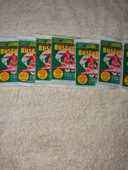 1991 Score Series 1 MLB Cards 15 Dollars Each