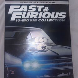 Fast & Furious 4k 10 Movie Collection