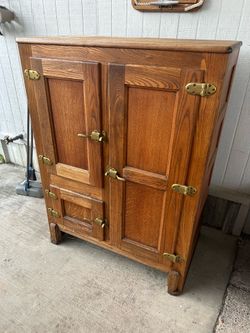Antique ice box