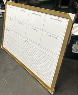 Weekly Planner Whiteboard