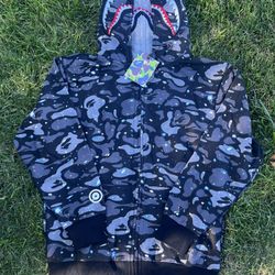 Bape Black Zip Up 