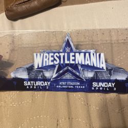 Wrestlemania Ticket 