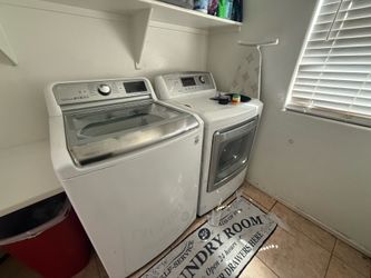 LG washer and dryer