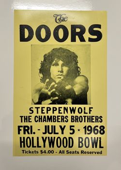Photo Of The Doors Concert Poster