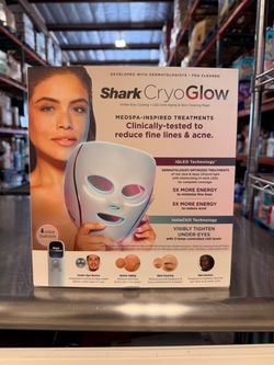 Shark CryoGlow LED Anti-Aging Skin Mask Brand New in Box