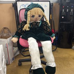Vintage Doll, Child’s Plush Doll