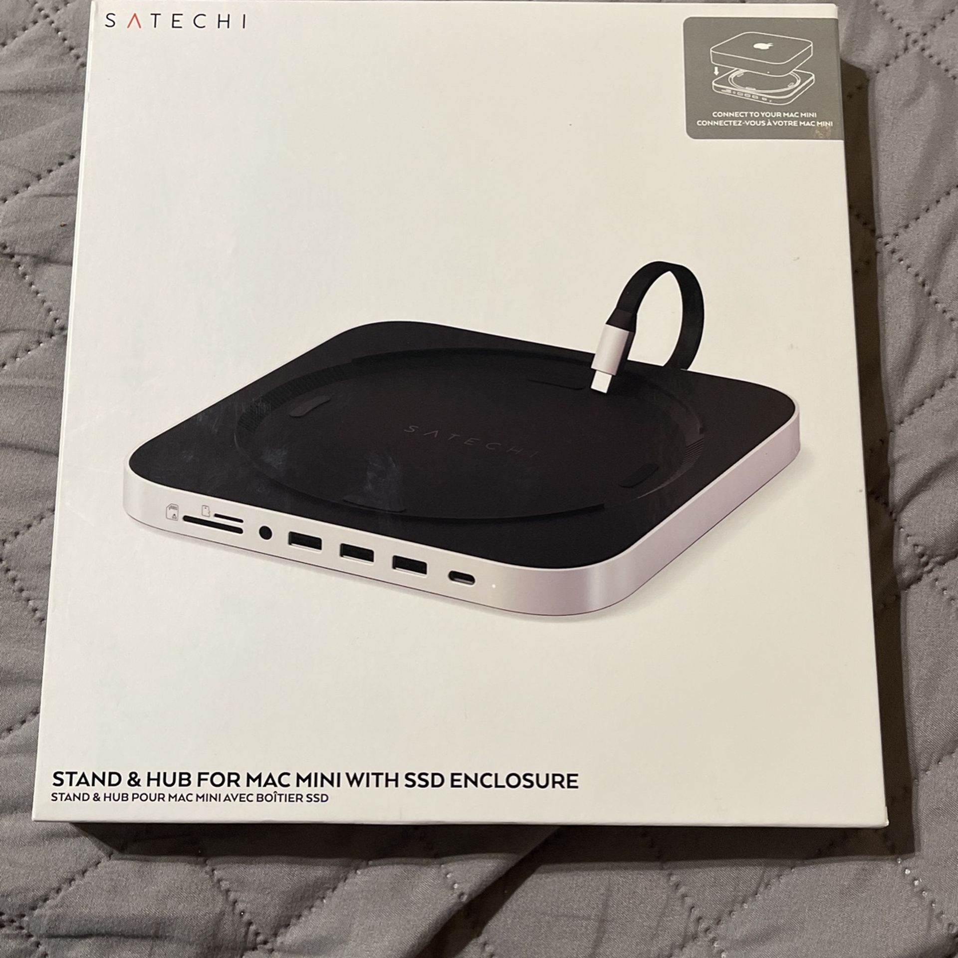 Stand & Hub For MAC MINI With SSD Enclosure