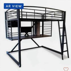 Bunk Bed with Desk
