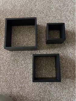 Cube Floating Shelves- Set of 3