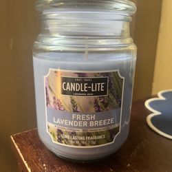 Candle-Lite Fresh Lavender Breeze Candle
