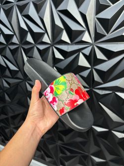 Flower Slides Womens