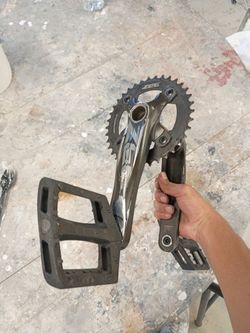 Zee Cranks 36t With Pedals