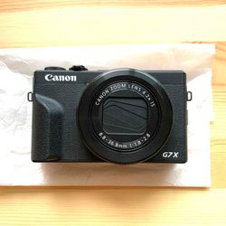 Canon PowerShot G7X Mark III Compact digital Camera Zoom Lens Black very good