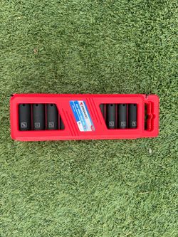 JobSmart 1/2" Drive Deep Impact Socket Set.SAE