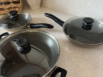 icook Nonstick Frypan Set With Lids