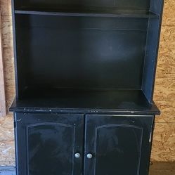 Tall Black Bookcase