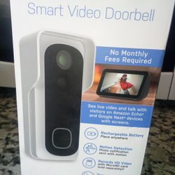 Feit Smart Home Black Plastic Wired Smart-Enabled Video Doorbell