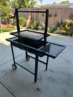 Custom Santa Maria Style Steel Drum Grill / Parrilla estilo Santa María hecha a mano
