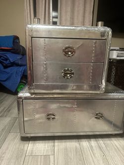 Metal living room set