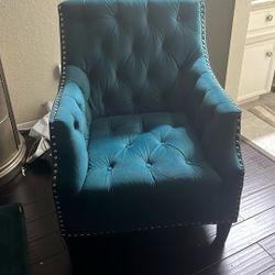 Teal Accent Chair