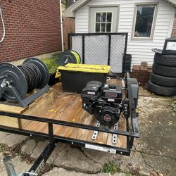 Pressure Washing Trailer 