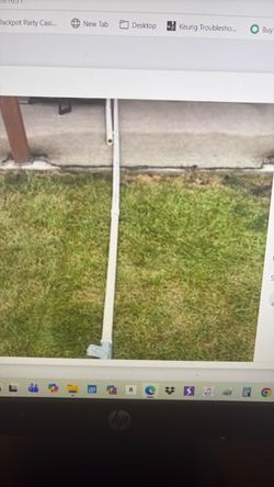 2 Pieces of PVC piping 2