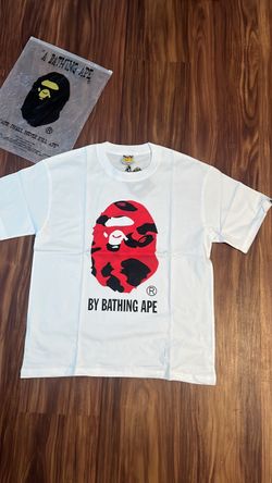 Red and white Bape Tee