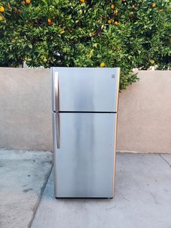 3MONTHS WARRANTY 30X30X66 KENMORE FRIDGE 18CUFT SILVER 