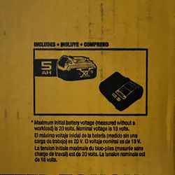 Dewalt 20V 5AH Battery + Charger