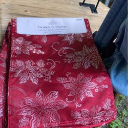 Christmas Table Runner 13 Inches x72 Inches 5 Dollars Each Total Of 9