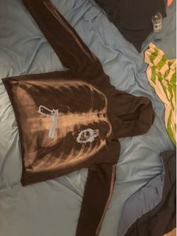 Black skeleton hoodie size L