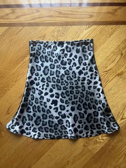 Aqua Girls Animal Print Skirt Size M