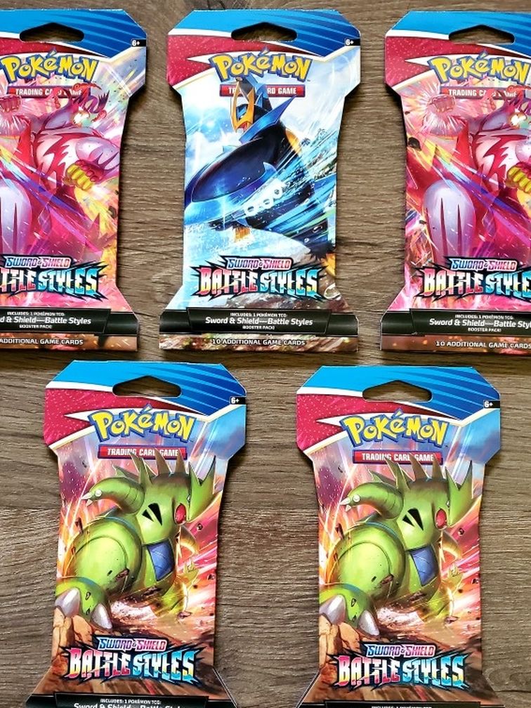 Pokemon Battle Styles Booster Packs