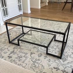 Coffe Table With Tempered Glass