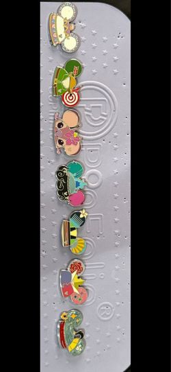 2025 Disneyland Hidden Disney Wave B Ear Hat pins  The 7-Pin Complete Master Set  S