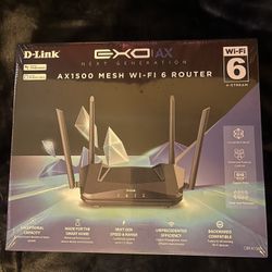 D-Link EXO AX-1500 Mesh WiFi 6 Router