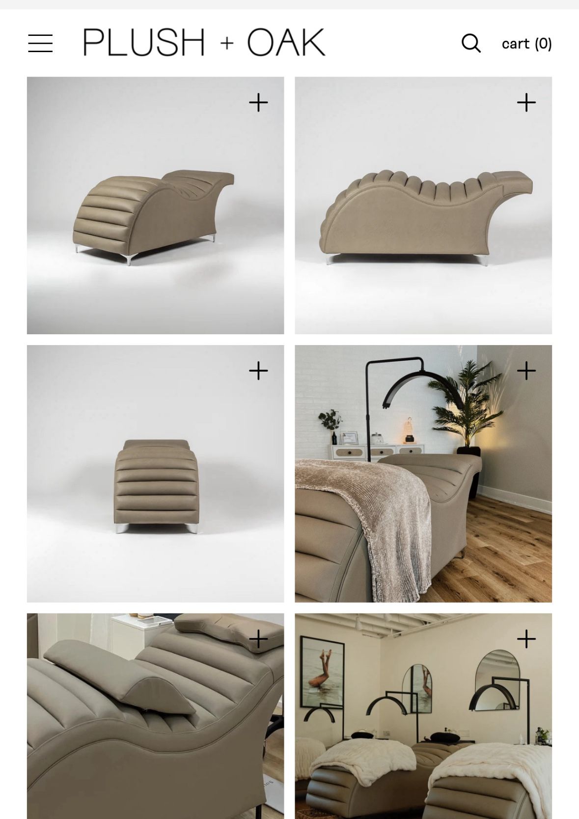 Plush + Oak Edda Cloud Ergonomic Lash Bed – Like New