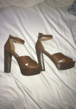 Brown Wedge Heels