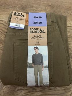 Eddie Bauer Canvas Utility Pants Classic Fit 30x29