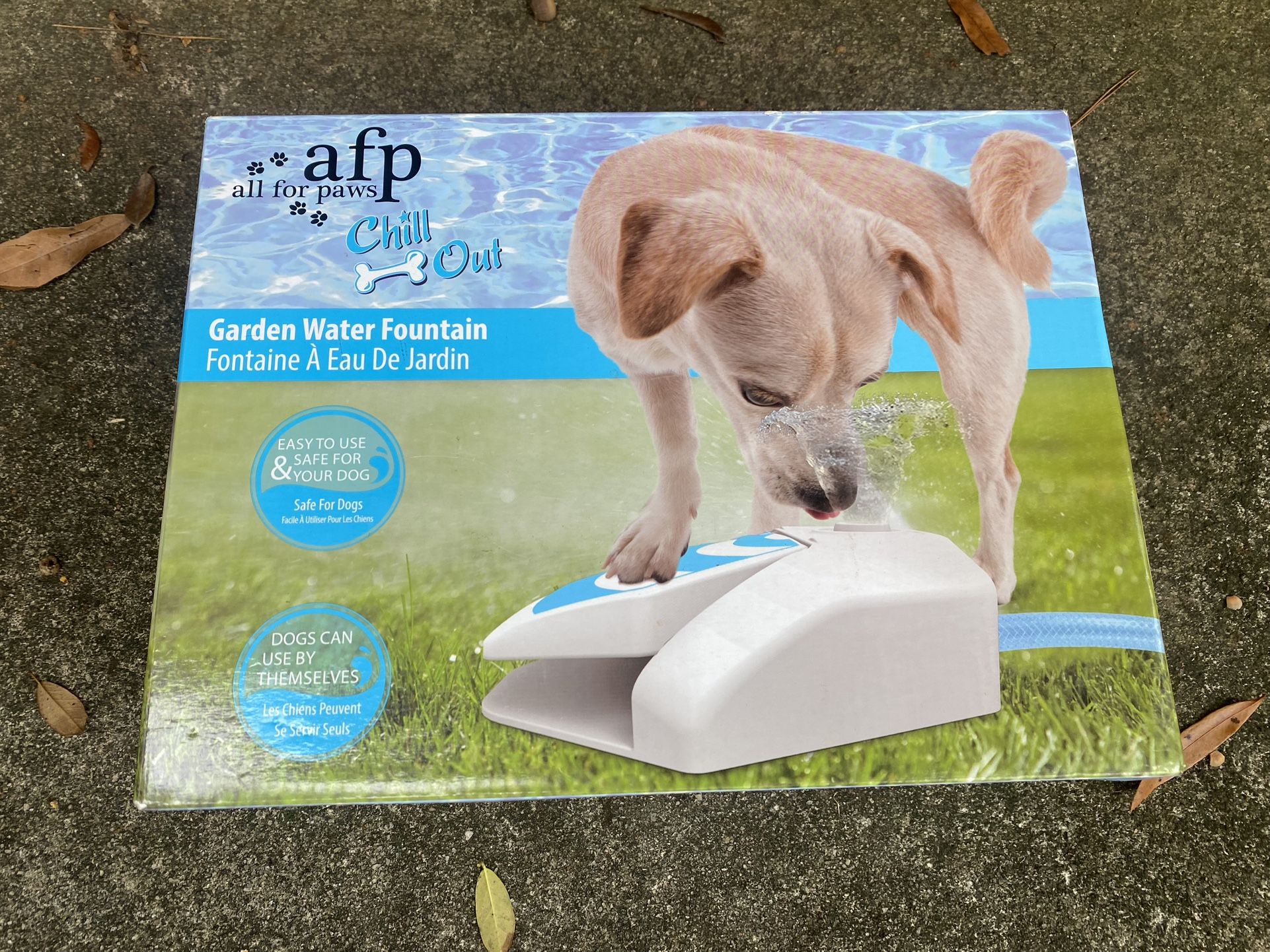 DOG GARDEN WATER FOUNTAIN