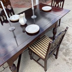 antique jabobean dining table 1930’s