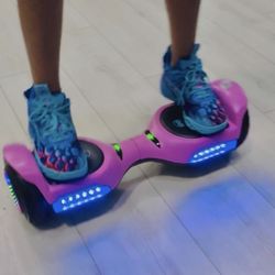 New! Pink Bluetooth Hoverboard 
